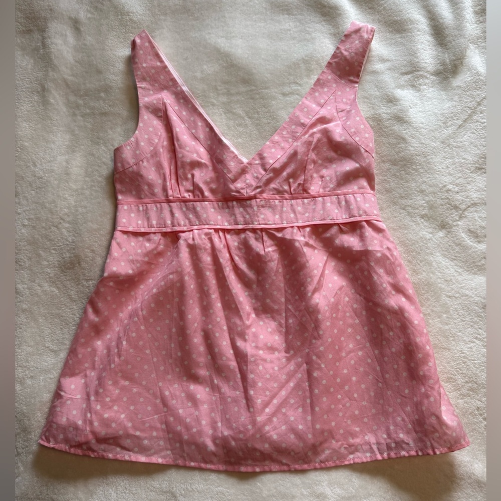 Lilly Pulitzer White Label - Jesse Top - Iced Pink - polka dots